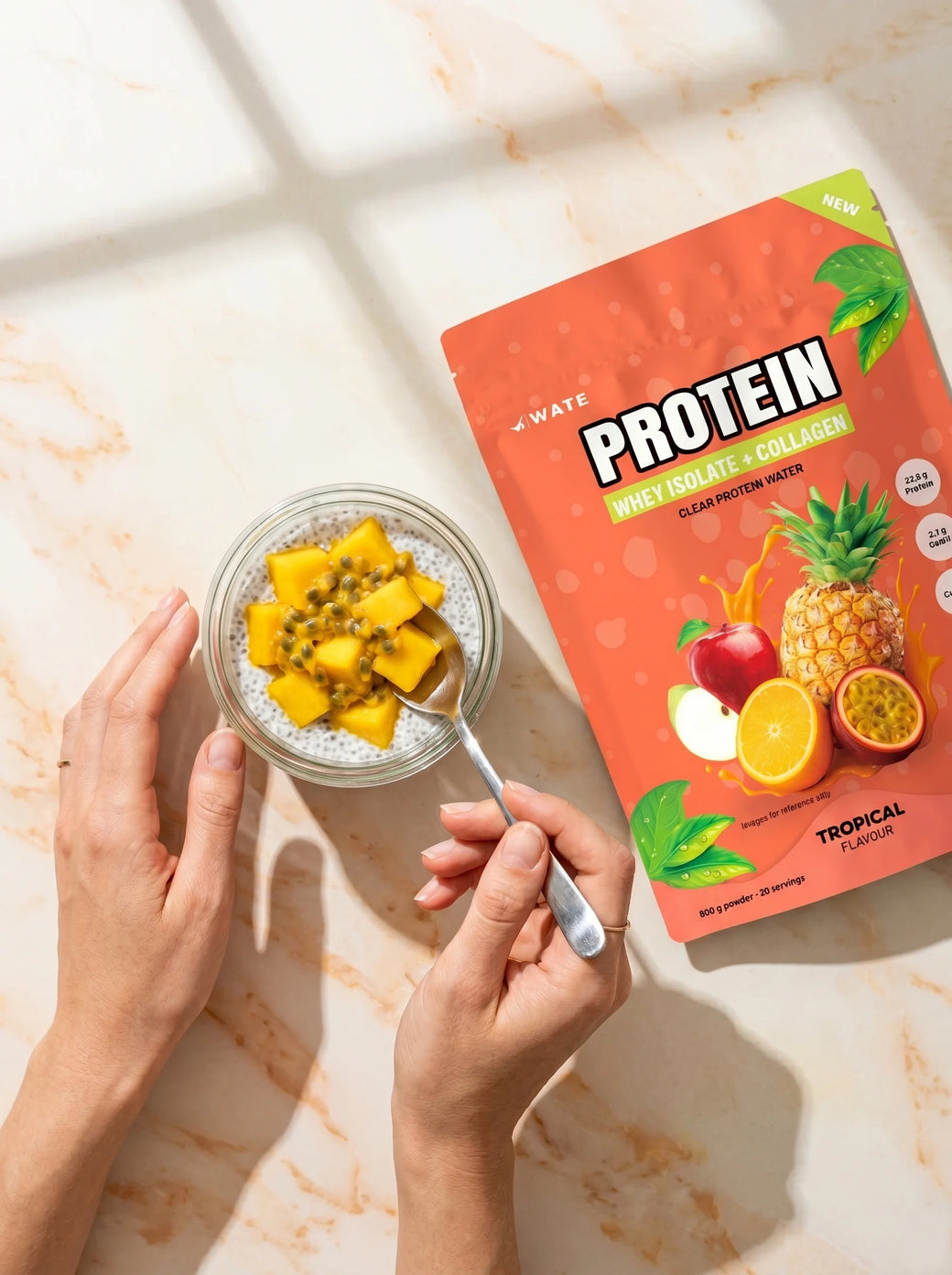 Chia Pudding Mangue-Passion